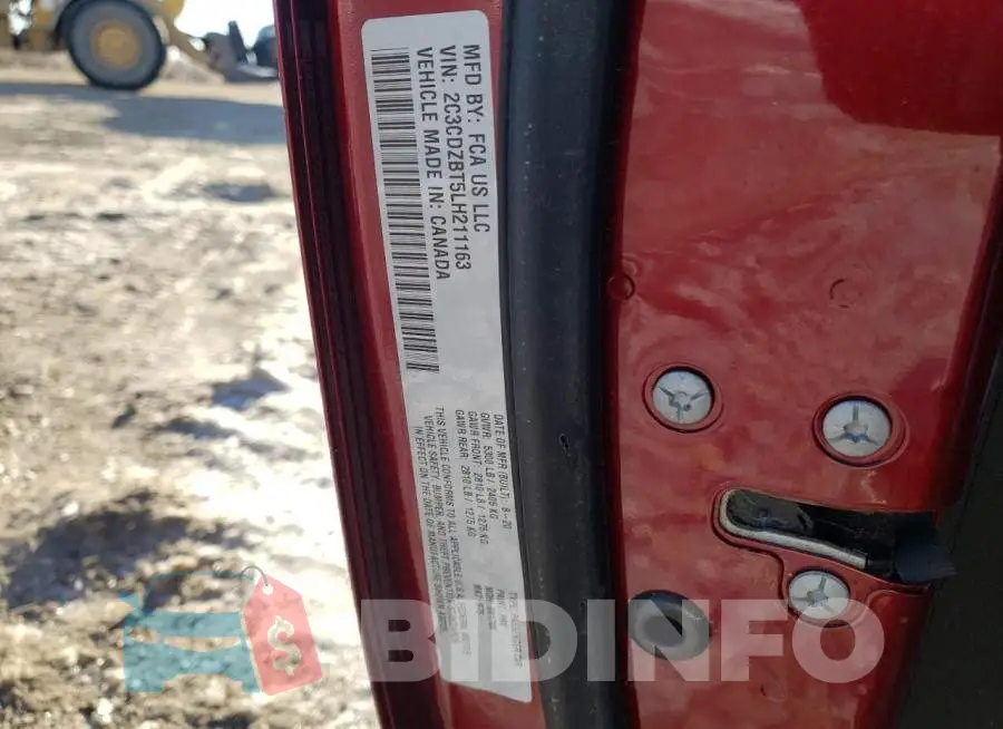 2C3CDZBT5LH211163 Photo# 12