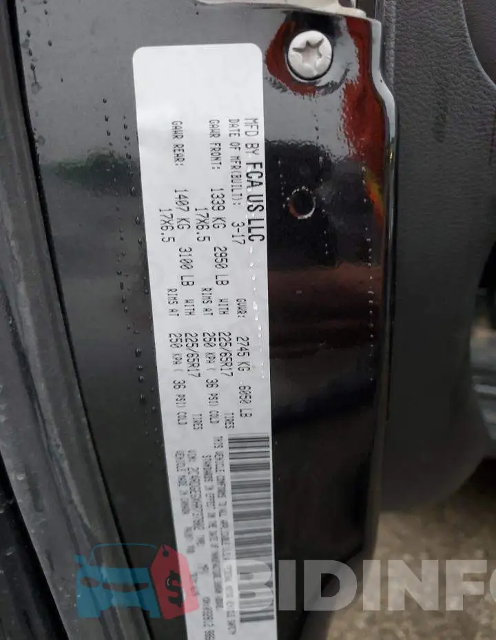 2C4RDGEGXHR737802 Photo# 13