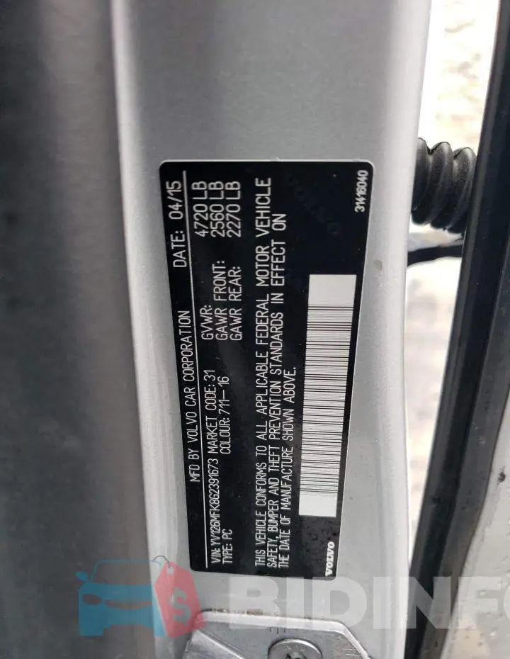 YV126MFK8G2391673 Photo# 12