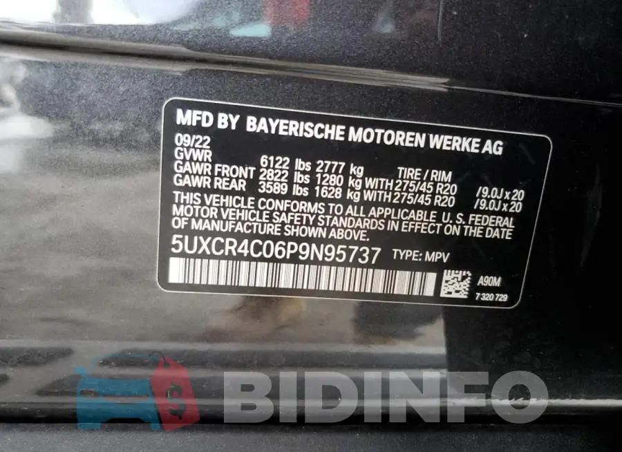 5UXCR4C06P9N95737 Photo# 14