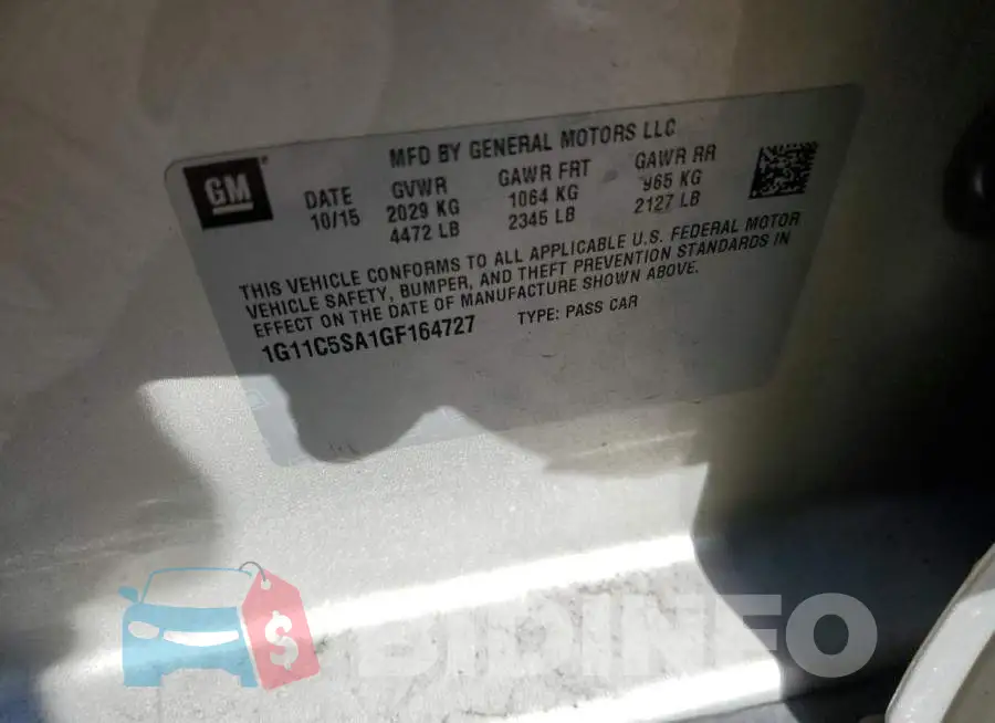 1G11C5SA1GF164727 Photo# 12