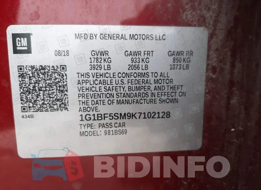 1G1BF5SM9K7102128 Photo# 12