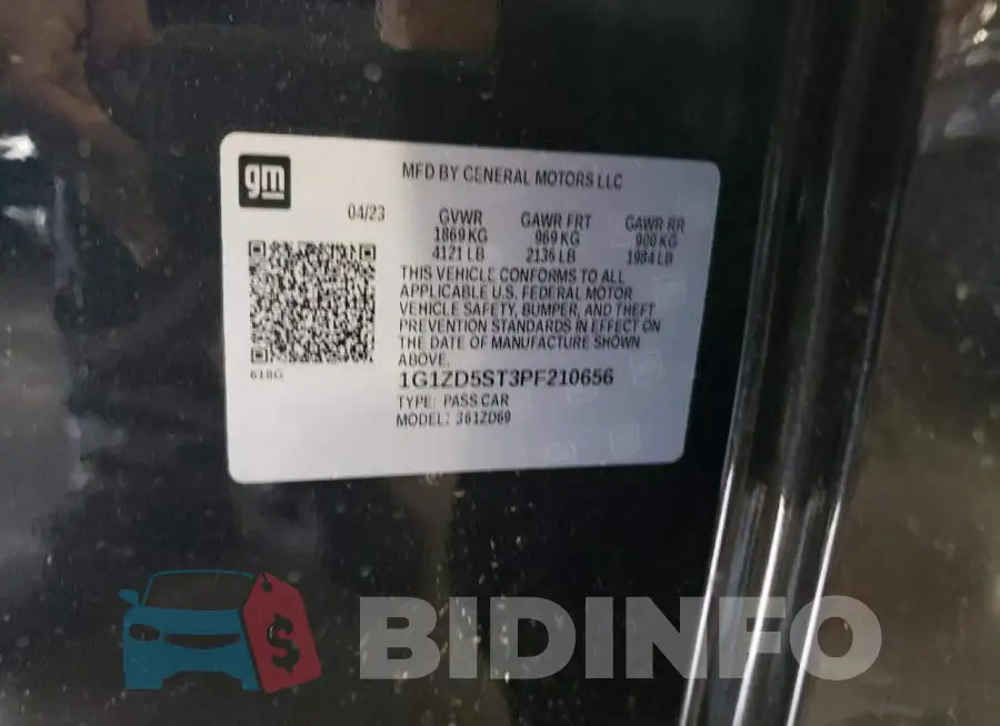 1G1ZD5ST3PF210656 Photo# 12