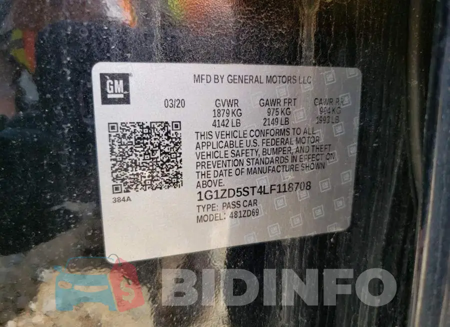 1G1ZD5ST4LF118708 Photo# 12