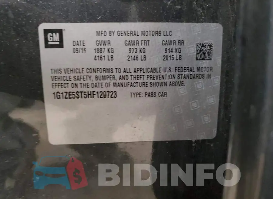 1G1ZE5ST5HF129723 Photo# 12