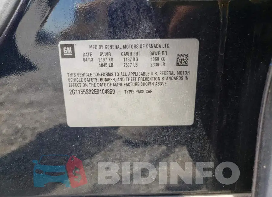 2G1155S32E9104859 Photo# 12