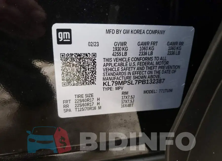 KL79MPSL7PB132387 Photo# 13