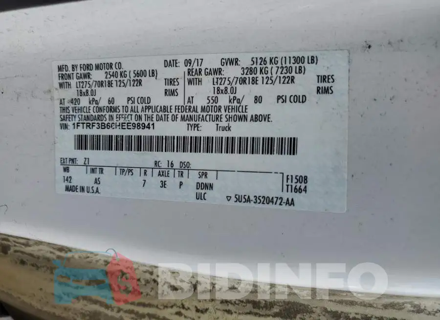 1FTRF3B66HEE98941 Photo# 12
