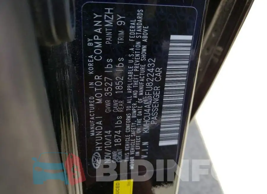 KMHCU4AE6FU822432 Photo# 12