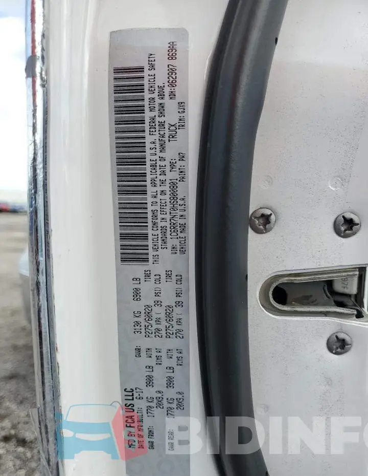 1C6RR7NT0HS800801 Photo# 13