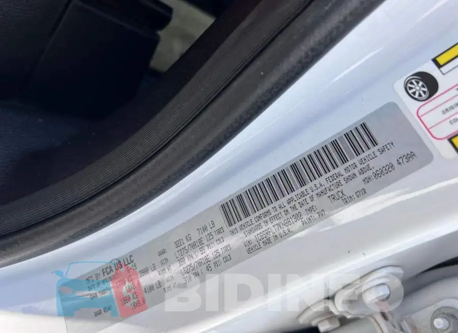 1C6SRFLT7KN881302 Photo# 10