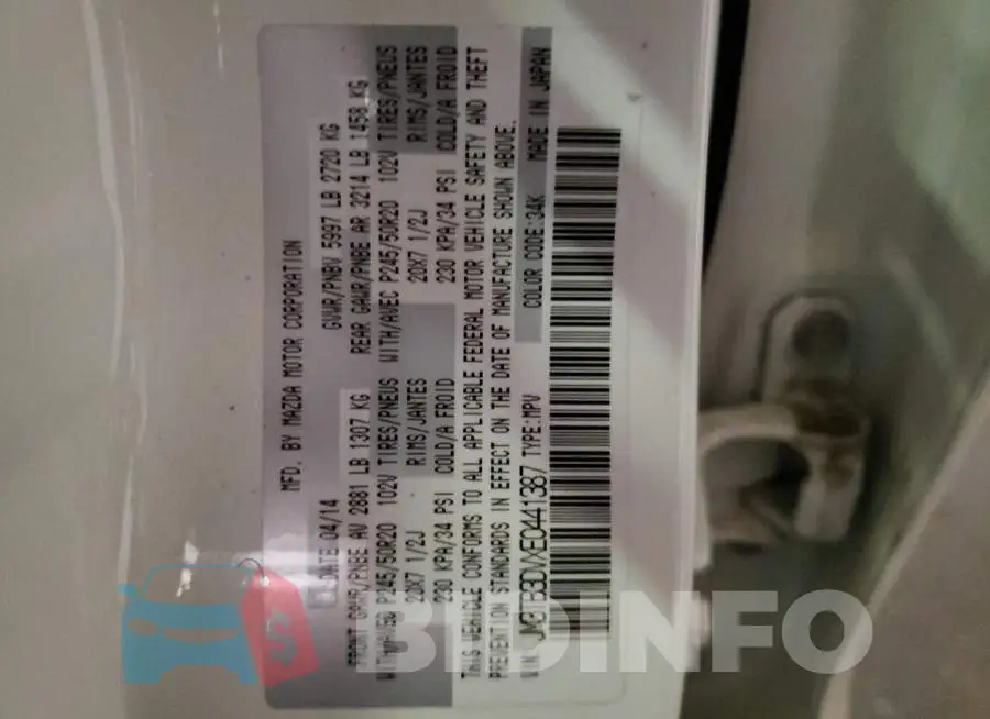 JM3TB3DVXE0441387 Photo# 12
