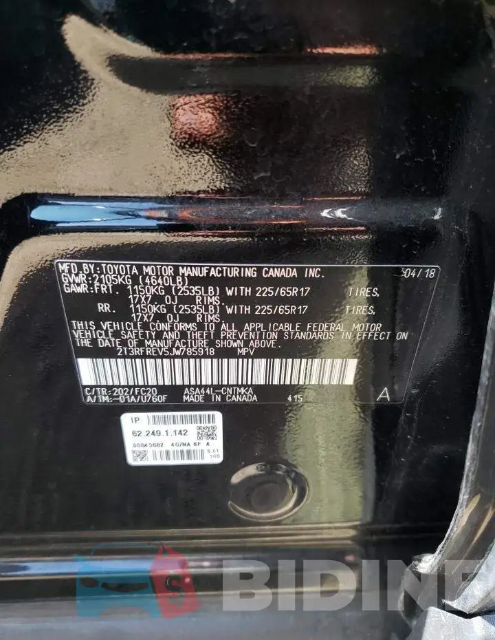 2T3RFREV5JW785918 Photo# 12