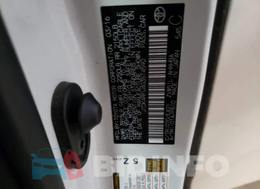 JTDKARFU4G3514592 Photo# 10