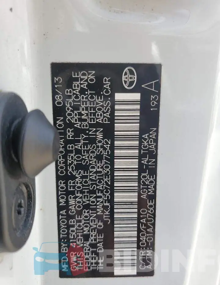 JTKJF5C72E3077542 Photo# 13
