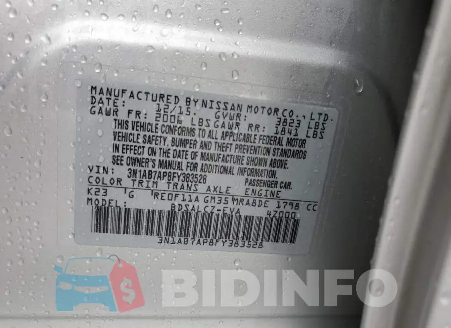 3N1AB7AP8FY383528 Photo# 12
