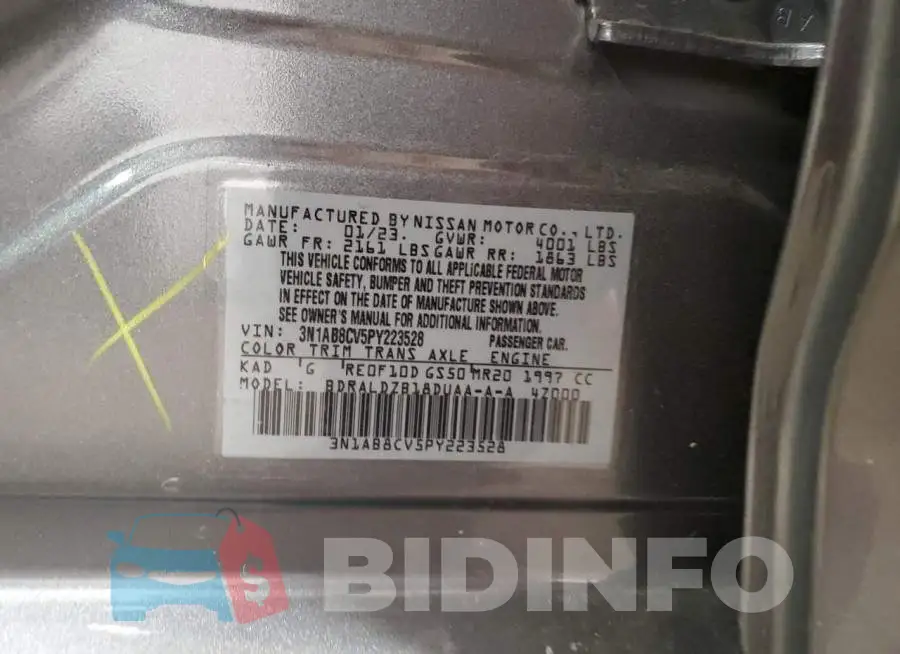 3N1AB8CV5PY223528 Photo# 13