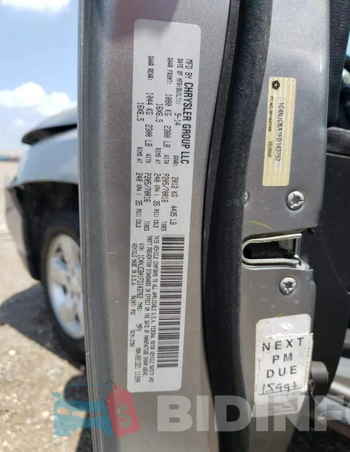 1C4NJCBA1FD143762 Photo# 13