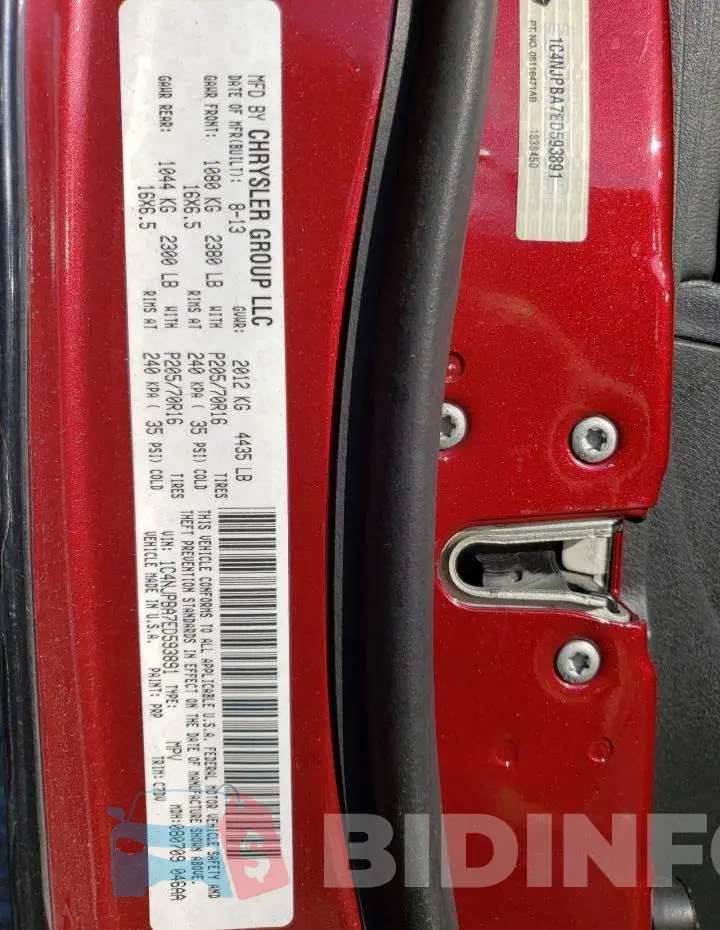 1C4NJPBA7ED593891 Photo# 12