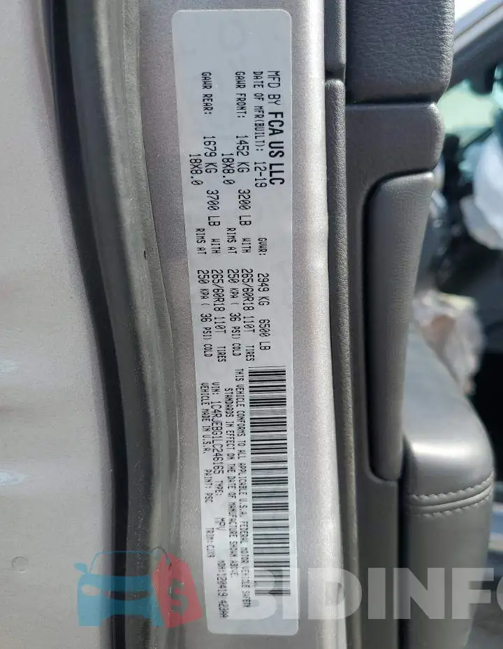 1C4RJEBG1LC246165 Photo# 13