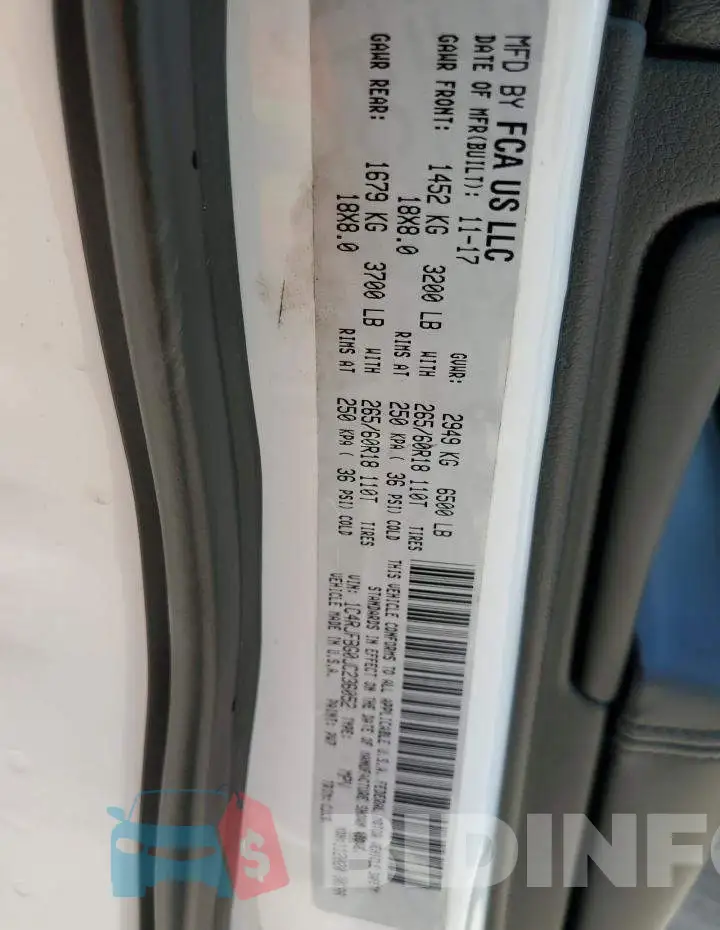 1C4RJFBG0JC236052 Photo# 12