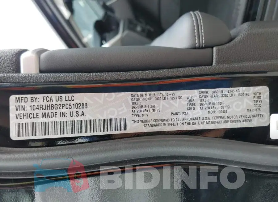 1C4RJHBG2PC510288 Photo# 13