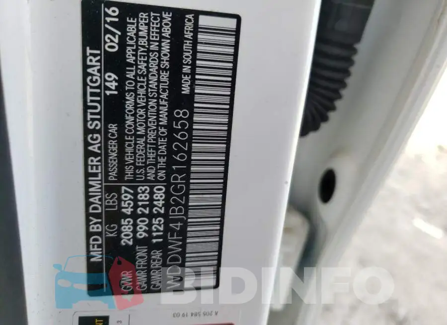 WDDWF4JB2GR162658 Photo# 12