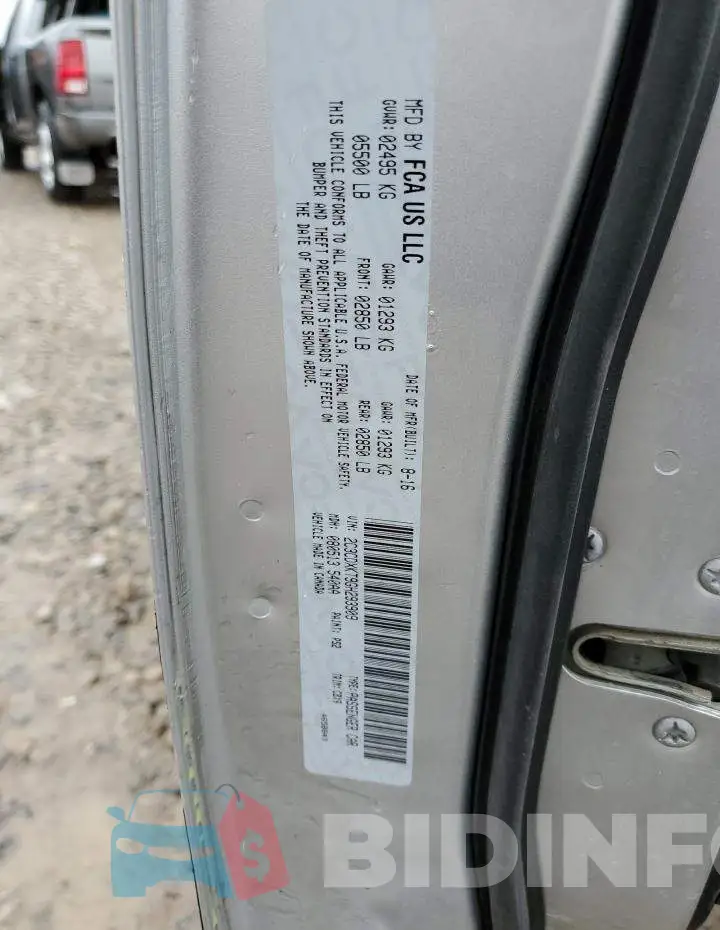 2C3CDXKT9GH293909 Photo# 13