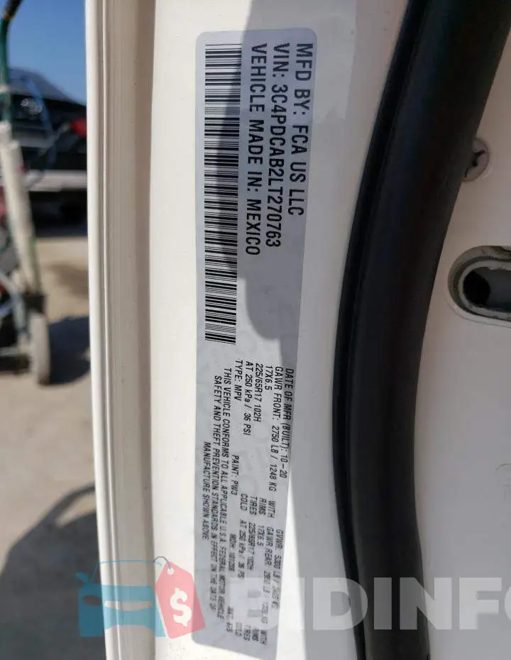 3C4PDCAB2LT270763 Photo# 14