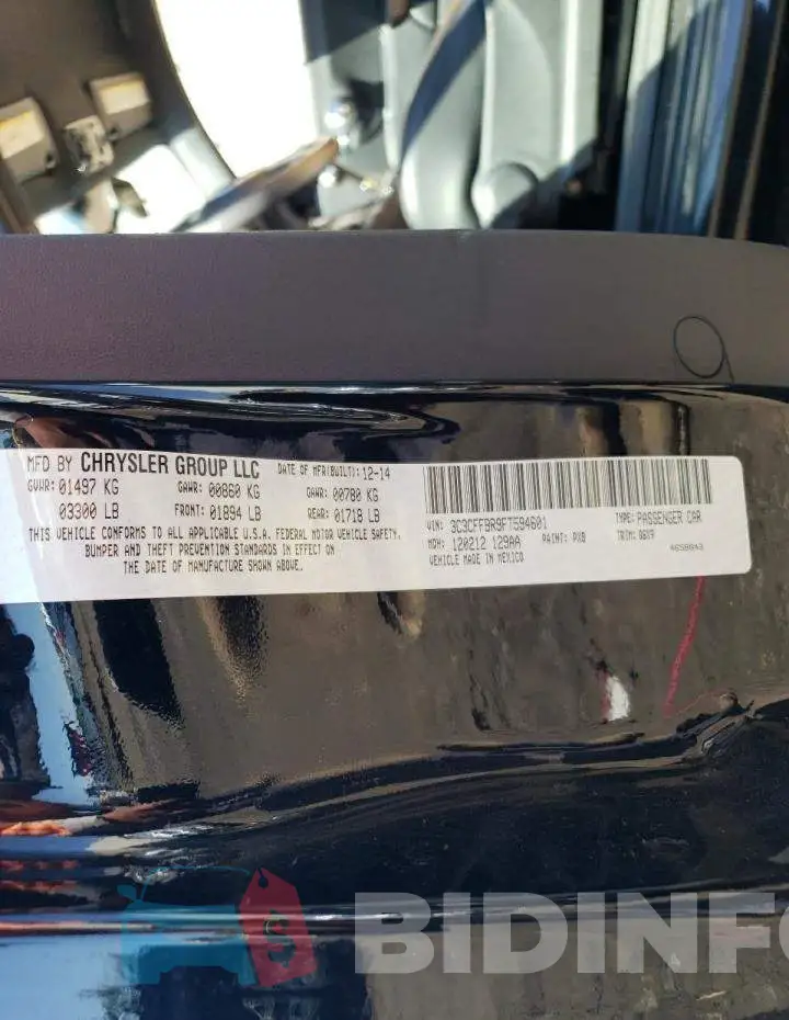 3C3CFFBR9FT594601 Photo# 12