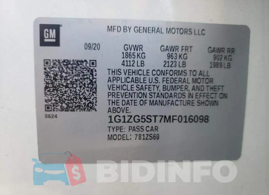 1G1ZG5ST7MF016098 Photo# 12