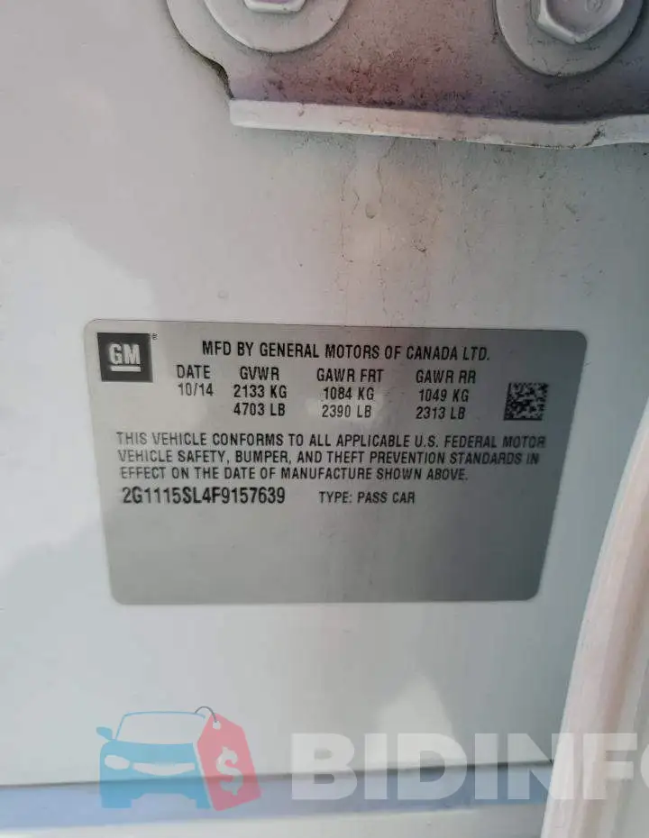 2G1115SL4F9157639 Photo# 13