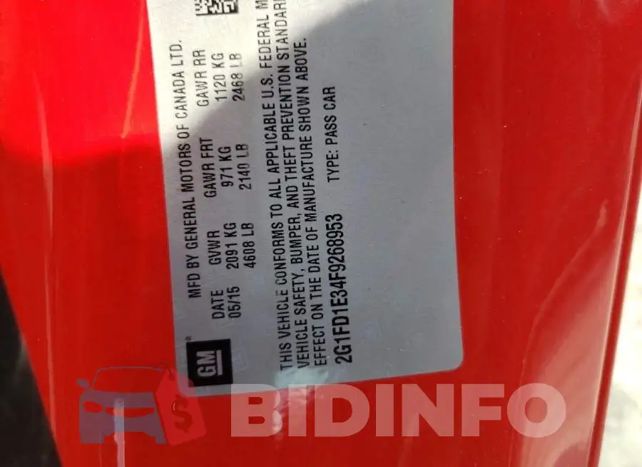 2G1FD1E34F9268953 Photo# 12