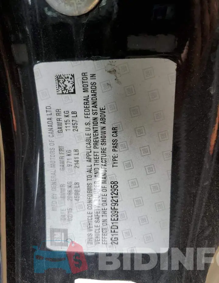 2G1FD1E39F9212958 Photo# 12
