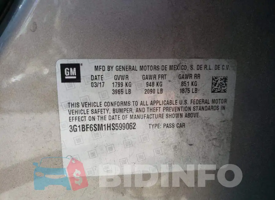 3G1BF6SM1HS599062 Photo# 12