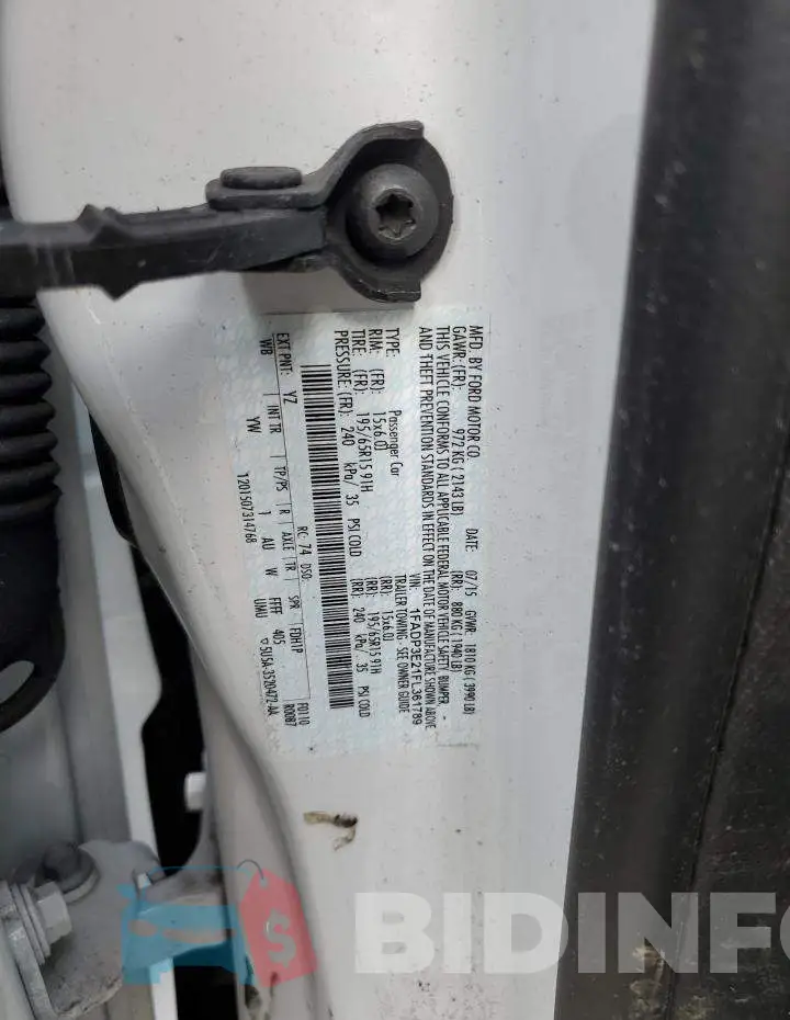 1FADP3E21FL361789 Photo# 13