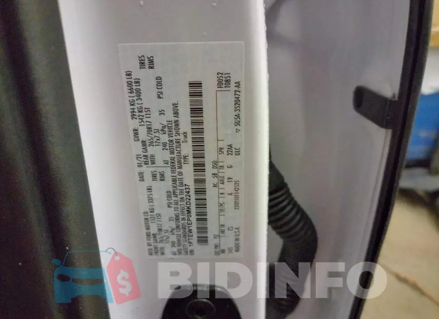 1FTEW1EP0MKD22437 Photo# 12