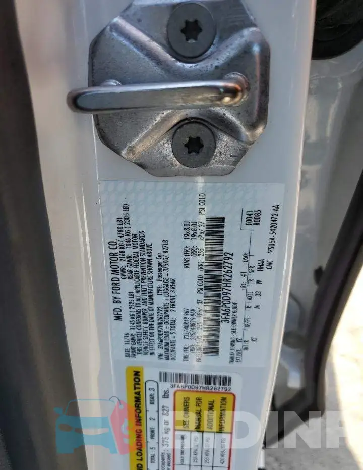3FA6P0D97HR262792 Photo# 12
