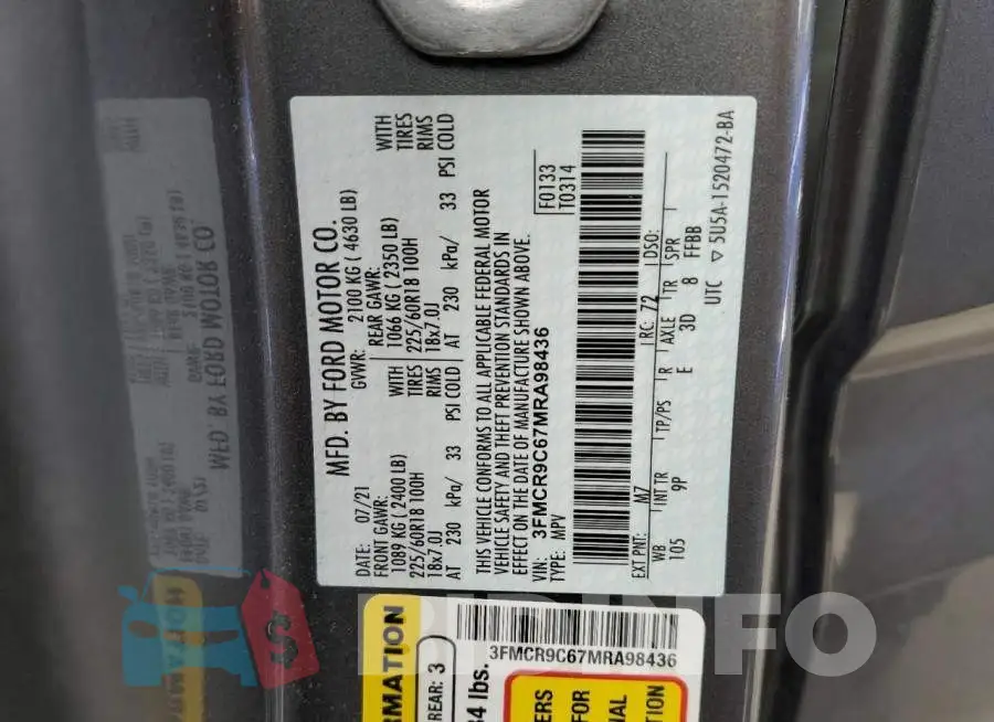 3FMCR9C67MRA98436 Photo# 13
