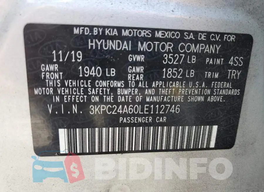 3KPC24A60LE112746 Photo# 12