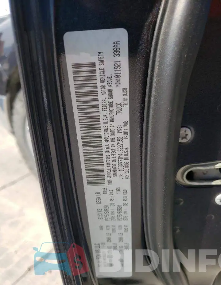 1C6RR7TM4JS227192 Photo# 12
