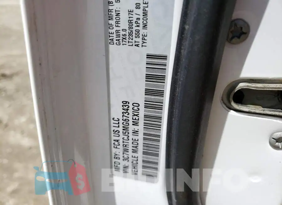 3C7WRTCJ5MG673439 Photo# 13