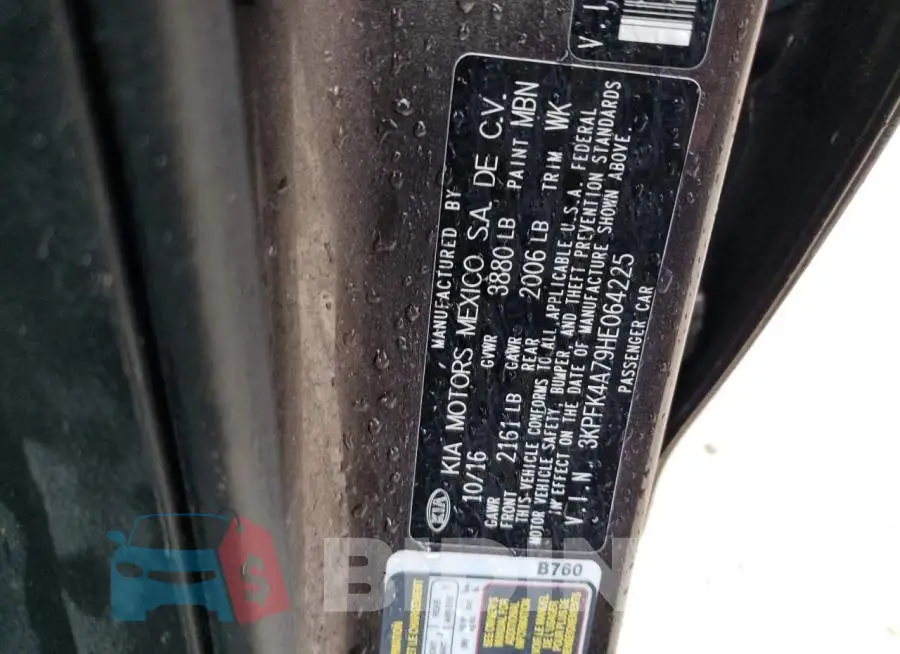 3KPFK4A79HE064225 Photo# 12