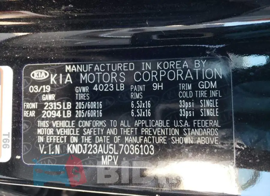 KNDJ23AU5L7036103 Photo# 12