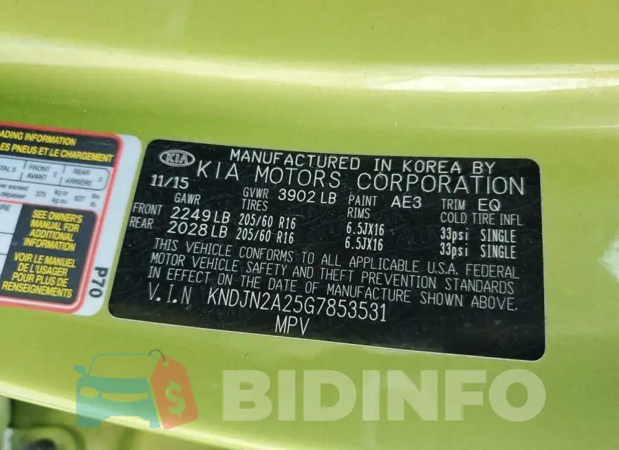 KNDJN2A25G7853531 Photo# 12