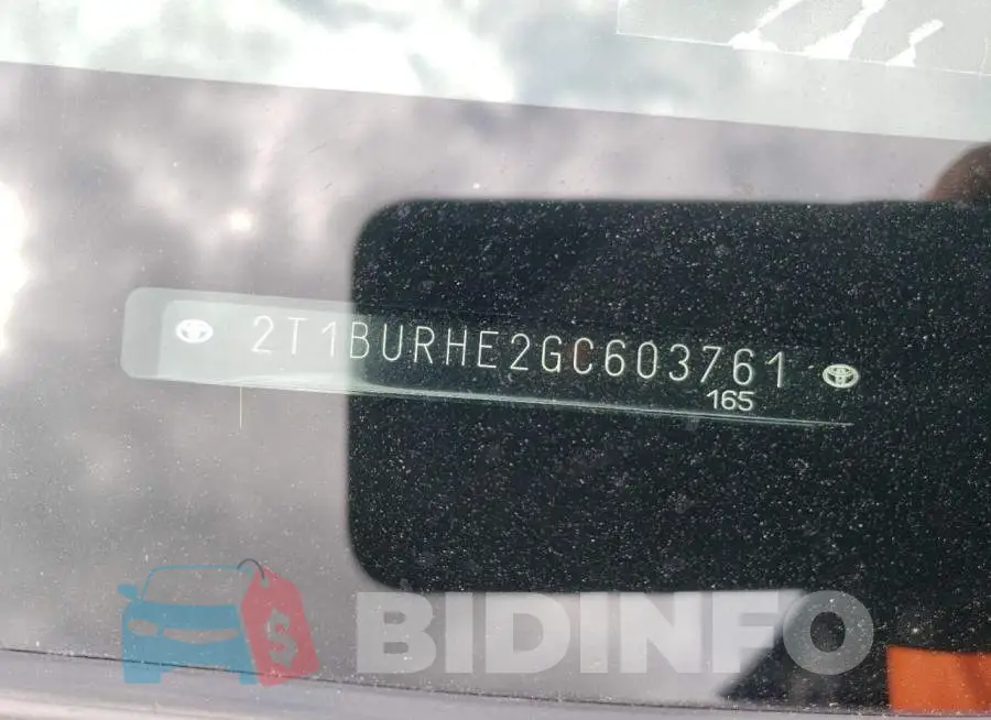 2T1BURHE2GC603761 Photo# 12