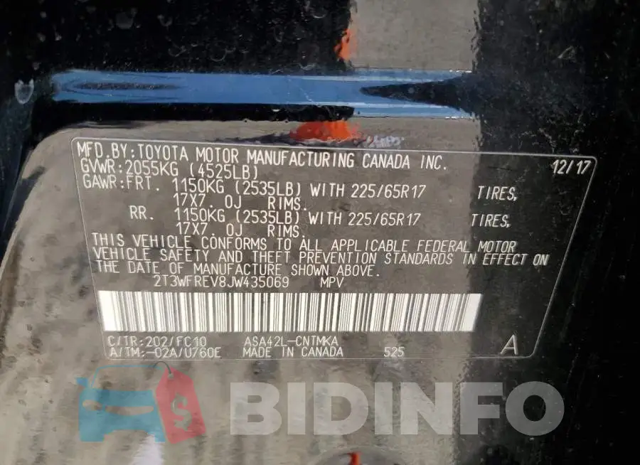 2T3WFREV8JW435069 Photo# 13