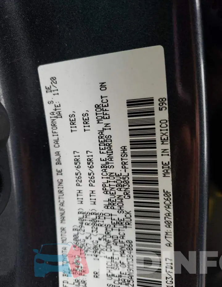3TMCZ5AN9MM384860 Photo# 12