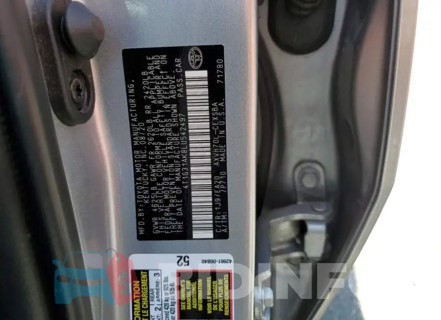 4T1G31AK8LU542497 Photo# 12