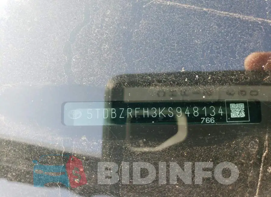 5TDBZRFH3KS948134 Photo# 13